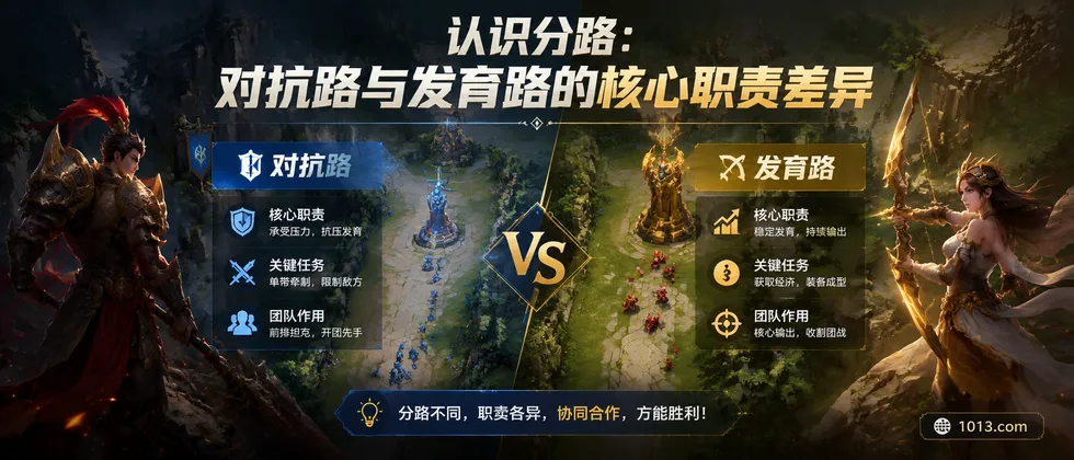 认识分路：对抗路与发育路的核心职责差异