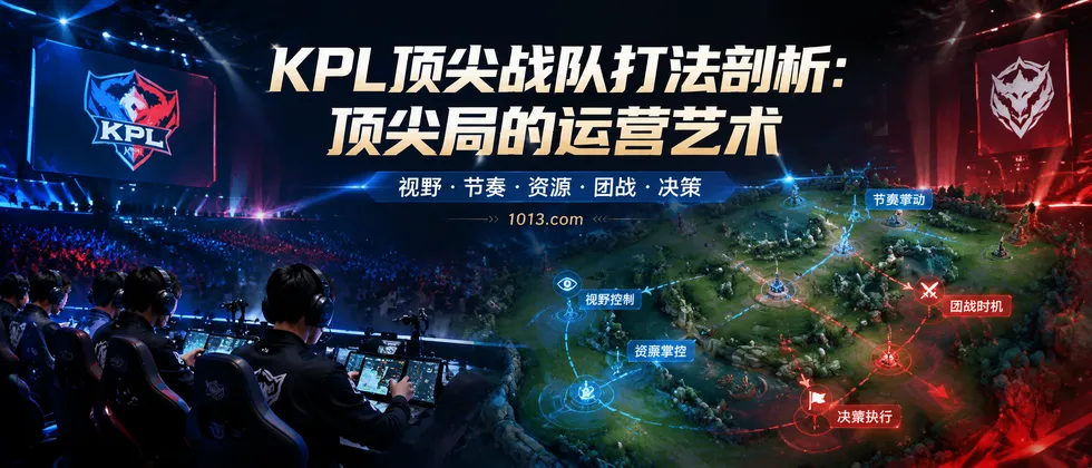 KPL顶尖战队打法剖析：顶尖局的运营艺术